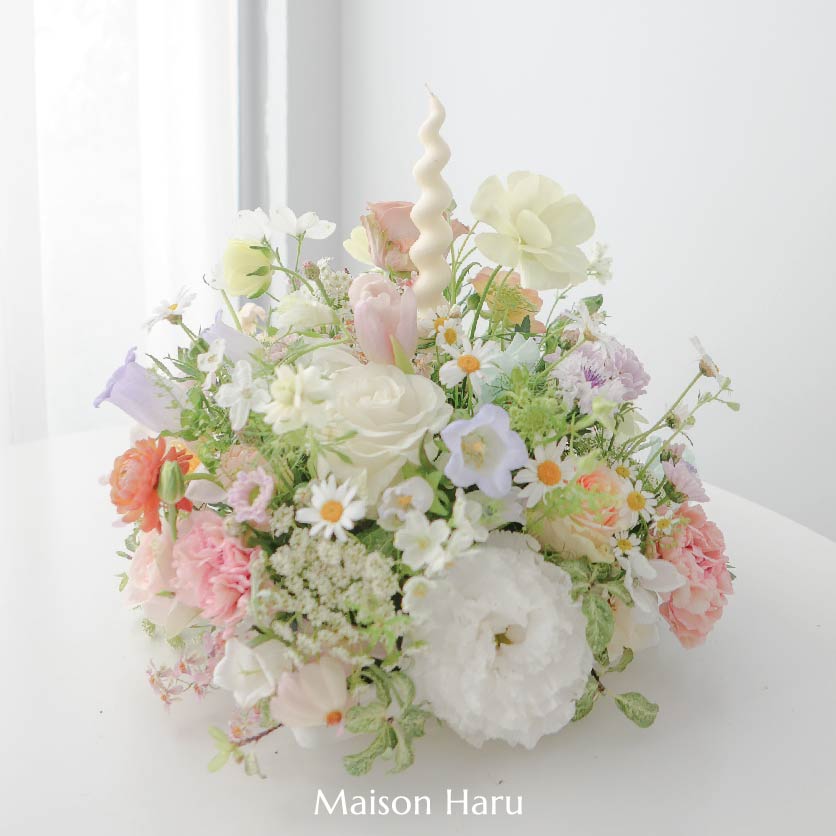 【Course】季節創作的3堂花藝連續課 - Maison Haru 漫山春日